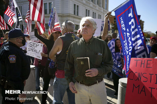 Backers of Trump protesting across United States