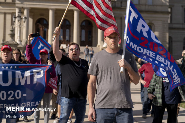 Backers of Trump protesting across United States