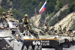 VIDEO: Arrival of Russian military forces to Nagorno-Karabakh