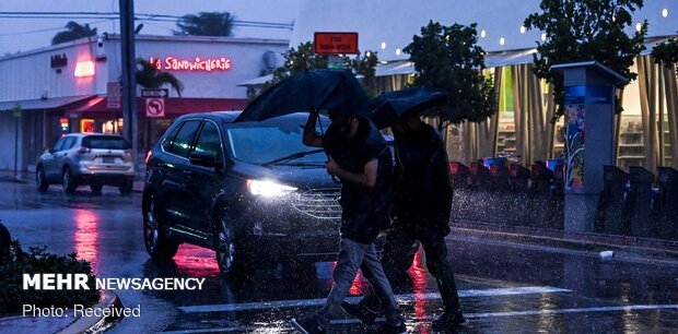 طوفان اتا در فلوریدا آمریکا