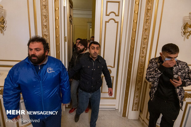 Scenes of protests in Armenian Parliament