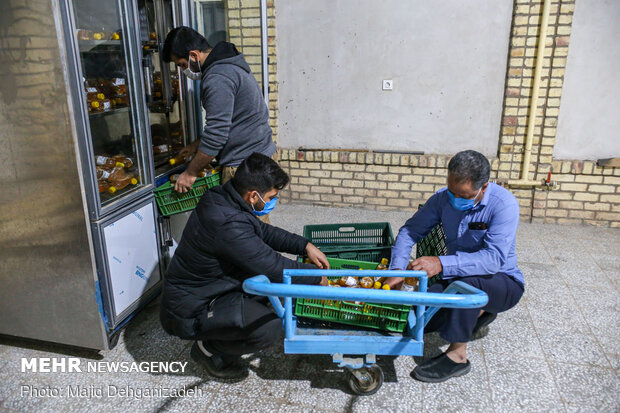 آماده سازی آب سب برای ارسال به بیمارستان ها