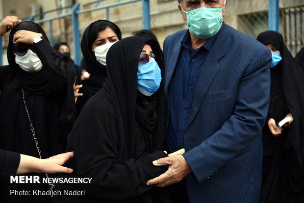 مراسم تشییع پیکر مرحوم محمود یاوری سرمربی اسبق تیم‌ ملی فوتبال - اصفهان