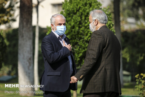 Sidelines of Wed. Cabinet meeting 