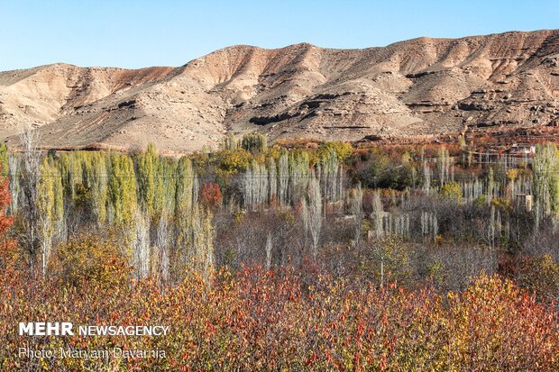 جلوه های پاییزی در خراسان شمالی