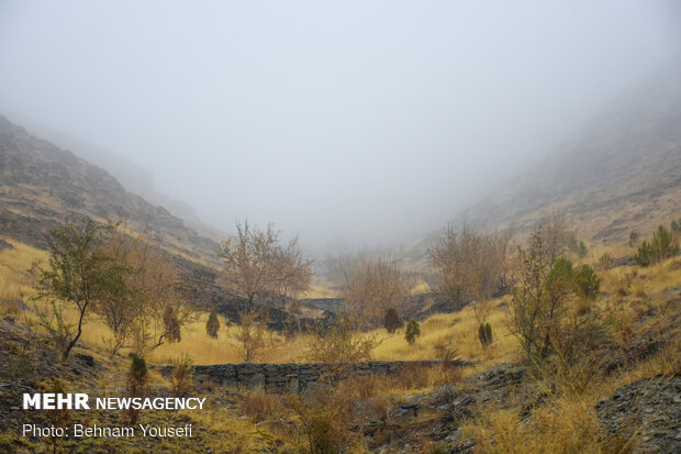 مه گرفتگی صبحگاهی در اراک