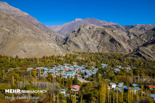 Amazing nature of "Alamut" in Autumn days