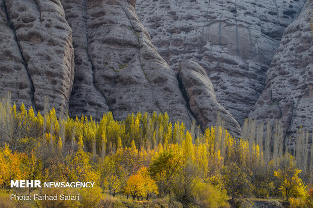 Amazing nature of "Alamut" in Autumn days