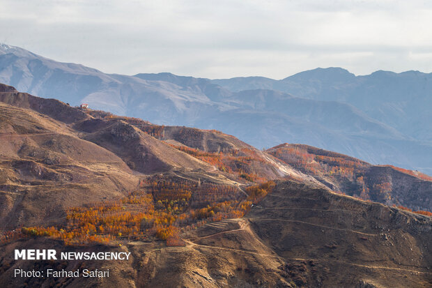 Amazing nature of "Alamut" in Autumn days