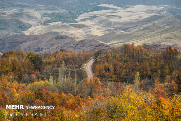 Amazing nature of "Alamut" in Autumn days