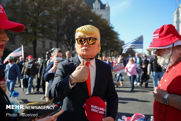 تظاهرات طرفداران ترامپ به نتایج انتخابات ریاست جمهوری 2020