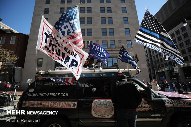 Trump supporters protest results of presidential elections
