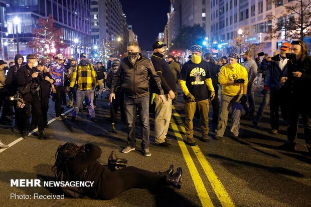 Protestors hold demonstration in Washington