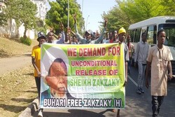 People protest in Nigeria in support of Sheikh Zakzaky