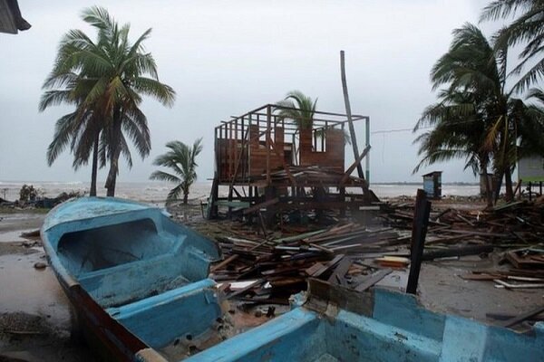 وقوع قدرتمندترین توفان دریایی ۲۰۲۰ در نیکاراگوئه