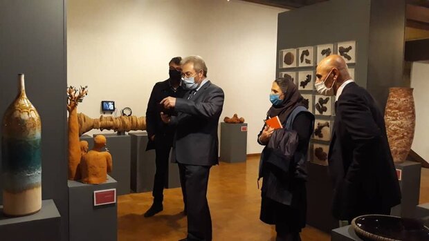 Cyprus amb. visits Iran's 11th Ceramic Biennial