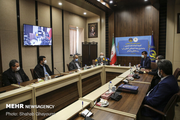 مراسم امضای تفاهم نامه بیمه مددجویان با صندوق بیمه‌های اجتماعی کشاورزان