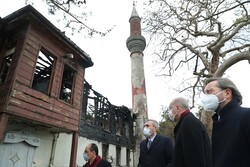 Erdoğan tarihi Vaniköy Camisi'nde incelemede bulundu