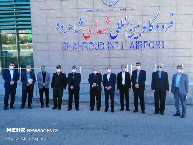 افتتاح فرودگاه بین المللی شهدای شاهرود