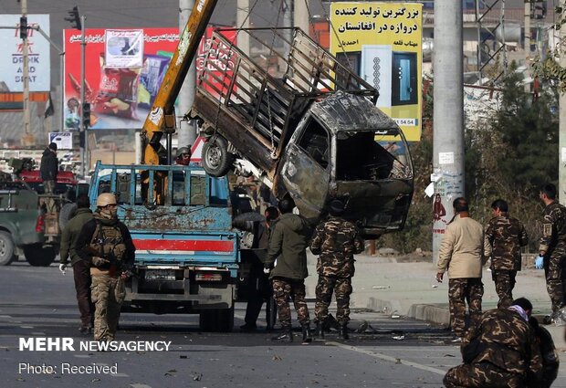 حملات راکتی و انفجار در شهر کابل