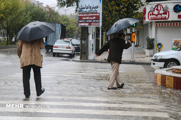 آبگرفتگی در خیابان های کرمانشاه