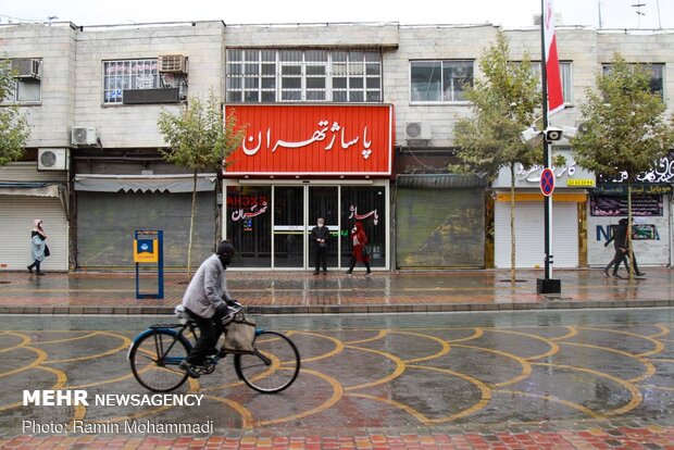 تعطیلی بازار و واحدهای صنفی زنجان در نخستین روز اجرای محدودیت‌های کرونایی