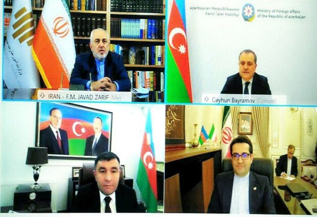 Iranian FM, Azeri counterpart discuss border security