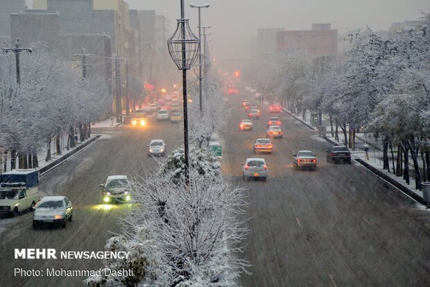 اردبیل رخت سپید بر تن کرد