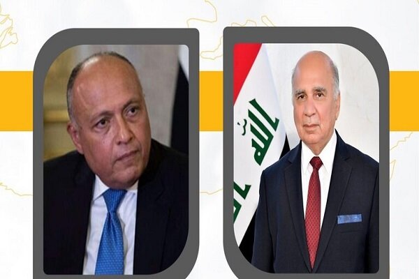 وزرای خارجه مصر و عراق درباره تحولات سوریه و لیبی گفتگو کردند
