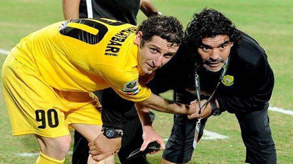 وقتی مارادونا ۳۰ متر دنبال بازیکن ایرانی دوید/ ماجرای درخواست کی‌روش از دیه‌گو