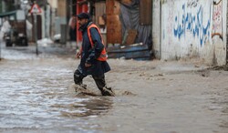 Gazze'de aşırı yağış sele neden oldu
