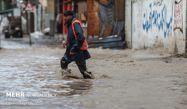 Gazze'de aşırı yağış sele neden oldu
