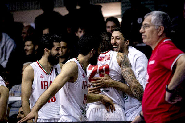 تیم ملی بسکتبال ایران مقابل عربستان پیروز شد 