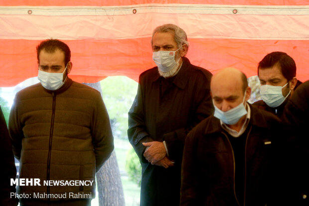 Funeral ceremony of veteran actor Parviz Pourhosseini
