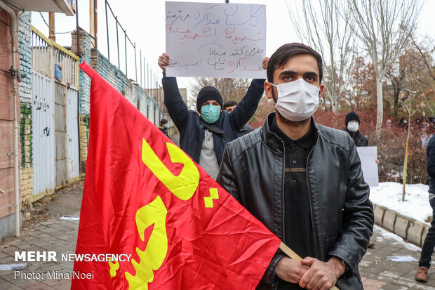 People hold rally in Tabriz for Martyr Fakhrizadeh