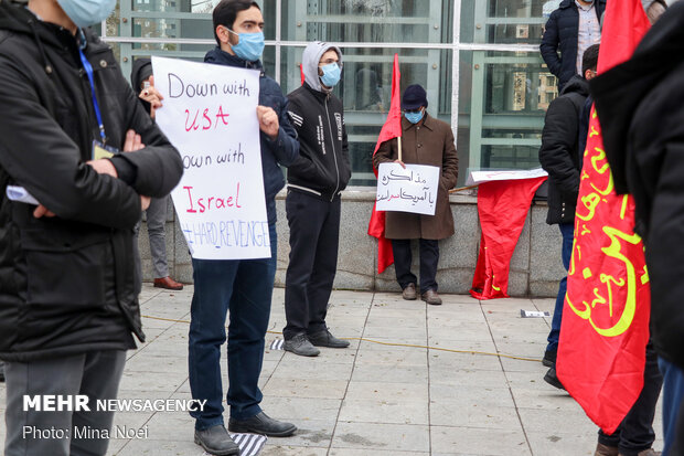 People hold rally in Tabriz for Martyr Fakhrizadeh