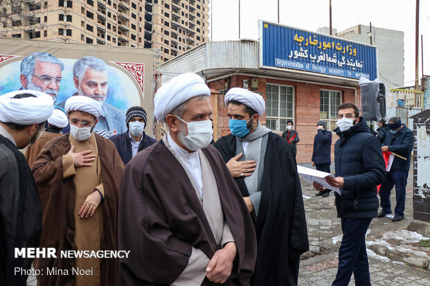 People hold rally in Tabriz for Martyr Fakhrizadeh