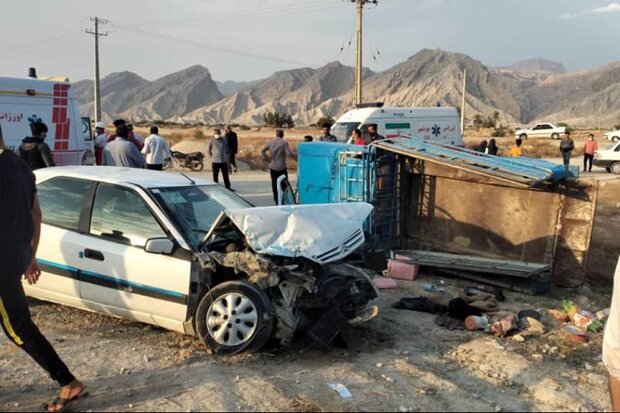 تصادف کامیون و نیسان در محور دامغان-فولاد محله/ یک نفر جان باخت