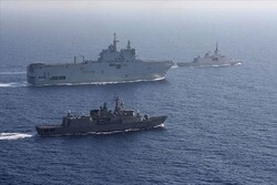 ترکیه در دریای مدیترانه رزمایش نظامی برگزار کرد