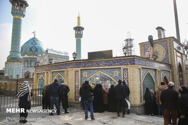 آیین خاکسپاری دانشمند شهید محسن فخری زاده