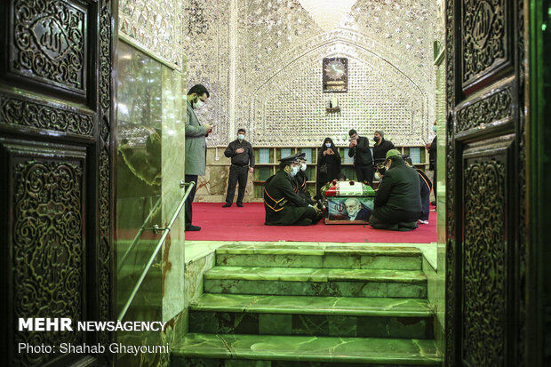 Burial ceremony of nuclear scientist martyr "Dr. Fakhrizadeh"