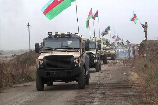 ارتش جمهوری آذربایجان به شهرستان استراتژیک لاچین وارد شد