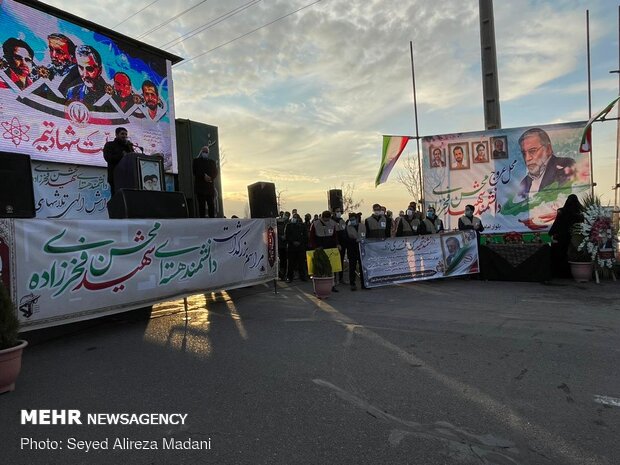 Commemoration ceremony of martyr ‘Fakhrizadeh’ held in Absard