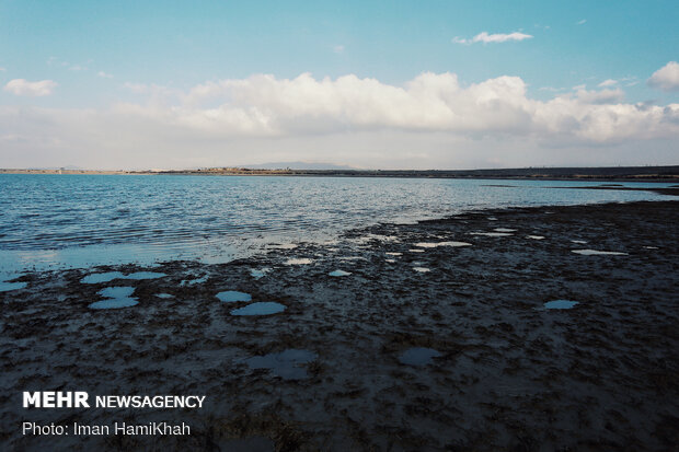 Abshineh Dam Lake of Hamadan Province