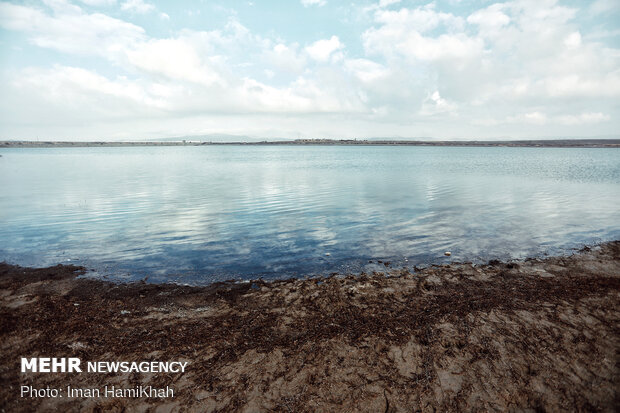 Abshineh Dam Lake of Hamadan Province