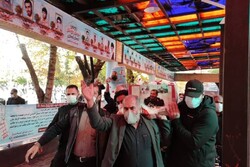 پیکر پاک سردار شهید عبدالرسول استوار محمودآبادی در شیراز تشییع شد
