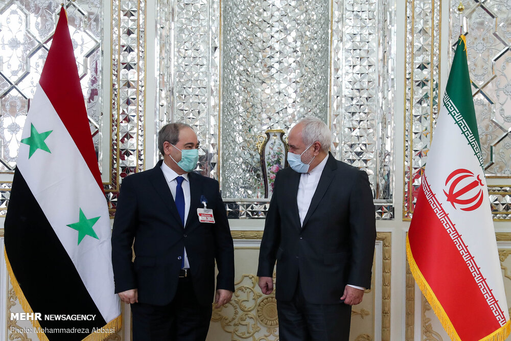 ایران اور شام کے وزراء خارجہ کی ملاقات