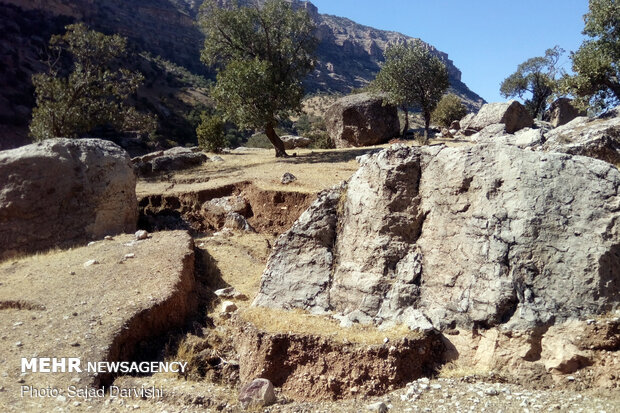 فرونشست زمین در کوهدشت - لرستان