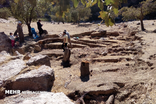 فرونشست زمین در کوهدشت - لرستان