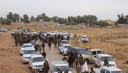 عملية الحشد الشعبي الواسعة على الحدود بين ديالى وصلاح الدين